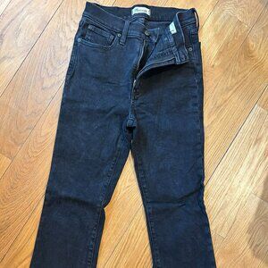 Madewell Cali boot cut crop jeans